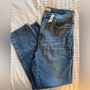 Madewell Perfect Vintage Crop Jeans NWT